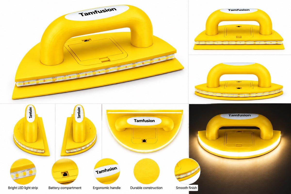 Tamfusion Hand Sanding Block – Made to Order | Optional LED Lighting & Extra Padding